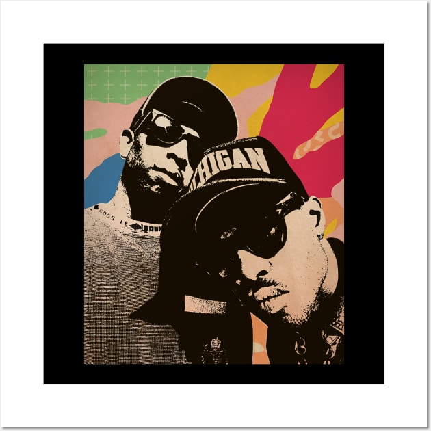 Vintage Poster - Gang Starr Style Wall Art by Pickle Pickle